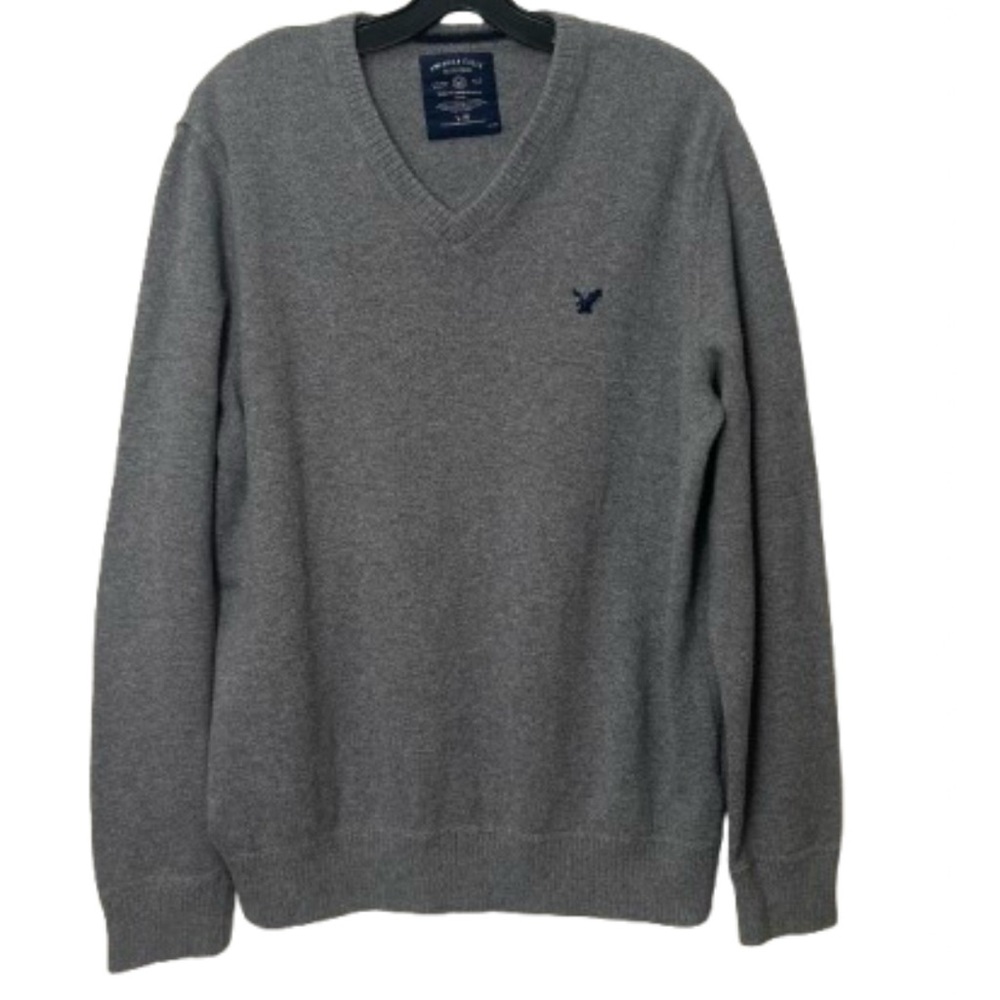 American Eagle Pullover V-Neck Sweater, Size Large